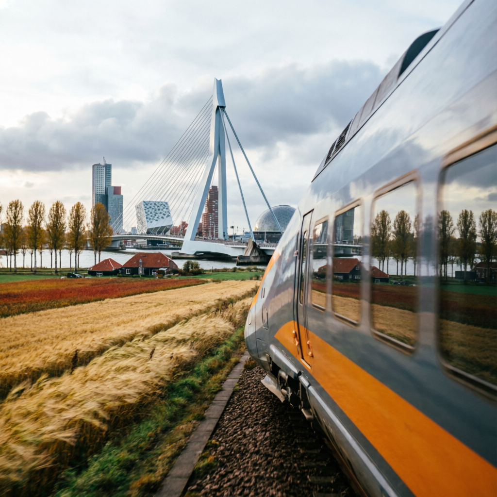 Amsterdam to Rotterdam train